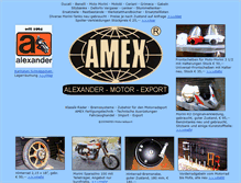 Tablet Screenshot of amex-motorradsport.de